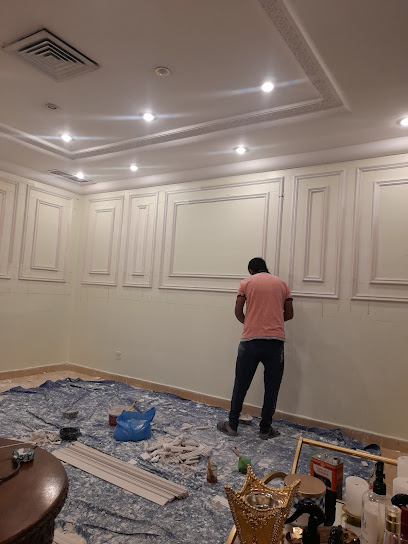 معلم جبس بورد ديكور جبسون بورد ديكورات جبس سقف حوائط غرف نوم - Kuwait|57 St